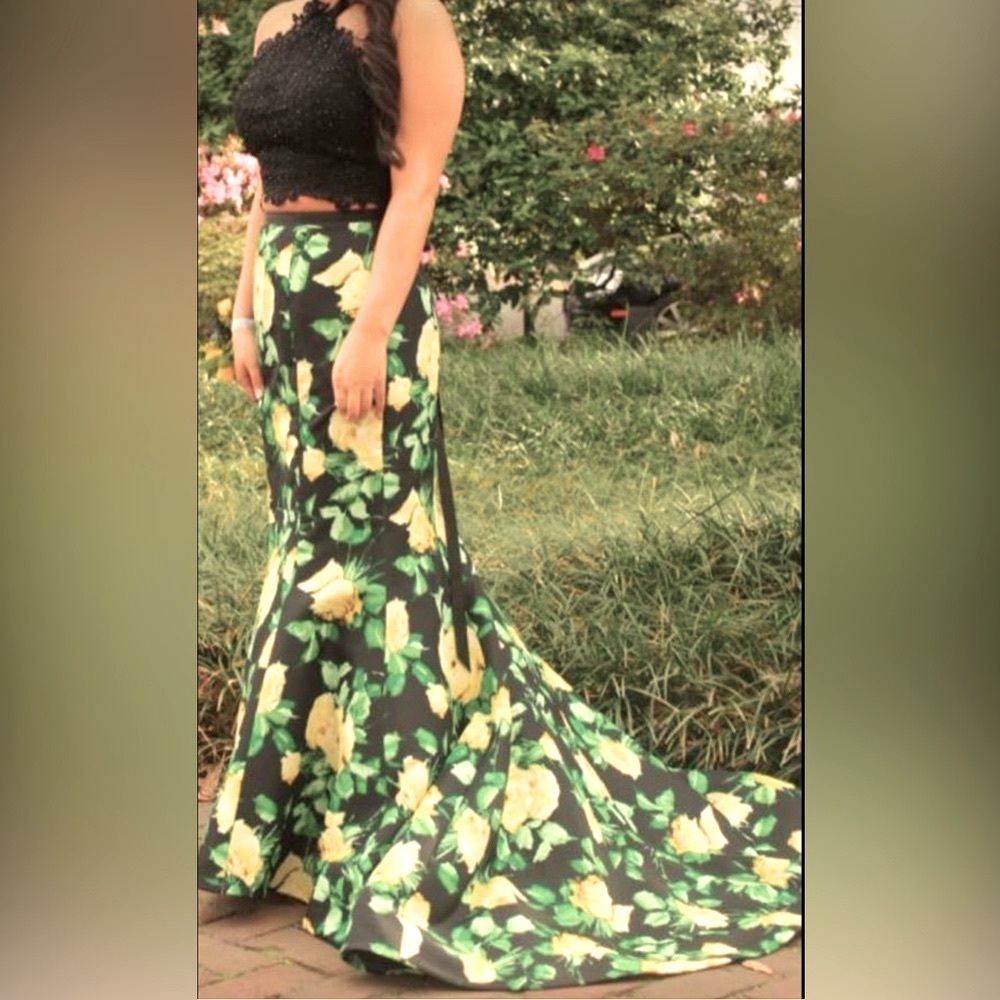 Sheri Hill 2 piece prom dress